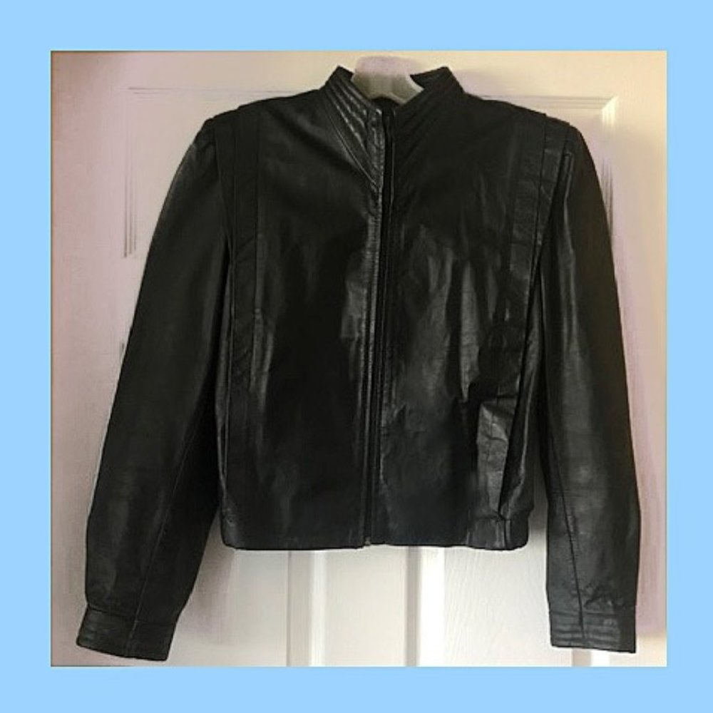 Berman's Black Leather Jacket